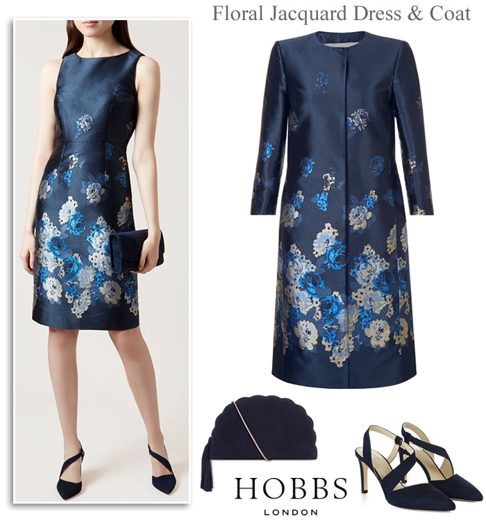 blue dress and jacket for wedding