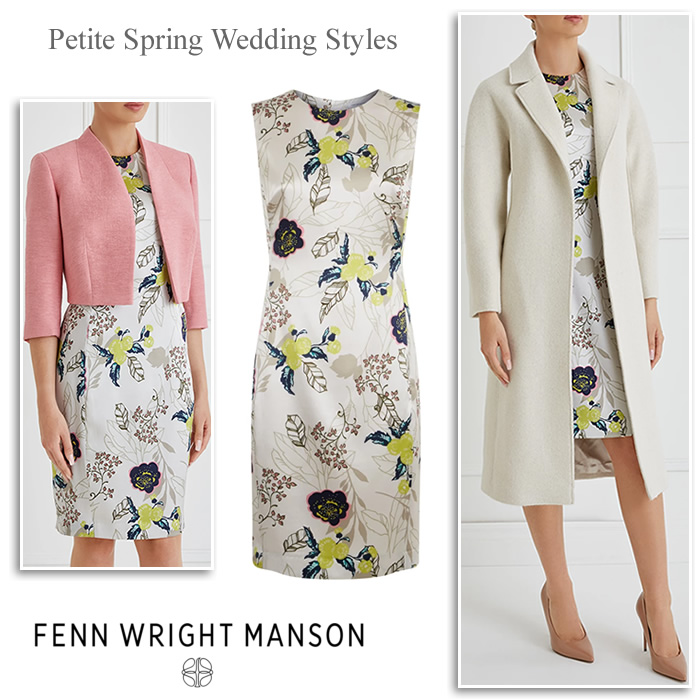 petite dress and jacket for wedding
