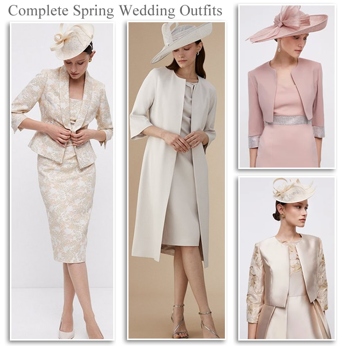 Spring Wedding Outfits 2024 Mother of the Bride Groom Dress Suit